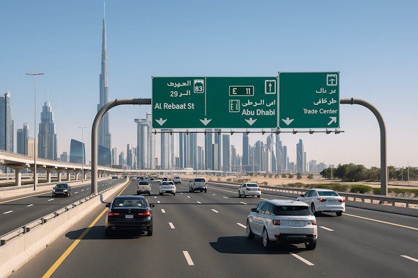 Autofahren in Dubai – Regeln, Bußgelder & Tipps für Touristen