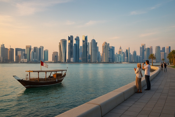 Wolkenkratzer in Doha (Katar)