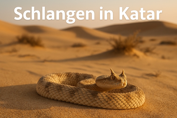 Hornviper (Schlange) in Katar